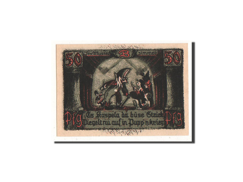 Banknote, Germany, Sonneberg, 50 Pfennig, personnage 1, O.D, Undated