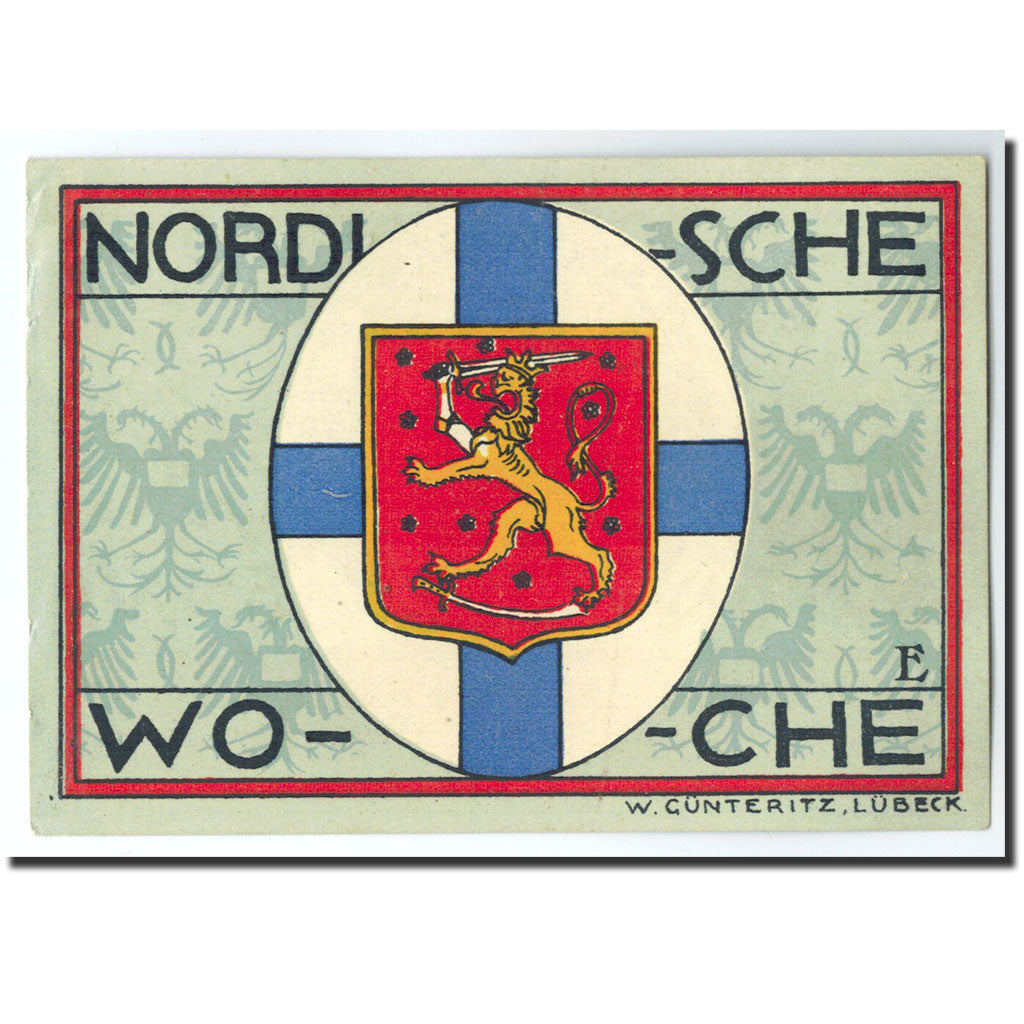 Geldschein, Deutschland, Lübeck, 50 Pfennig, ecusson 4, 1921, 1921-01-01, UNZ
