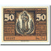 Banknote, Germany, Genthin, 50 Pfennig, bateau, 1921, 1921-07-01, UNC(65-70)