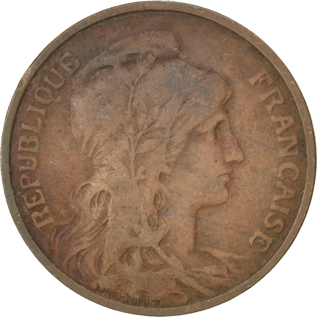Monnaie, France, Dupuis, 5 Centimes, 1907, Paris, TB, Bronze, KM:842