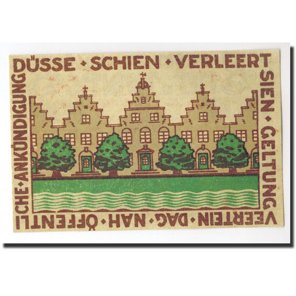 Banconote, Germania, Friedrichstadt Stadt, 25 Pfennig, Maison, 1921, 1921-08-27