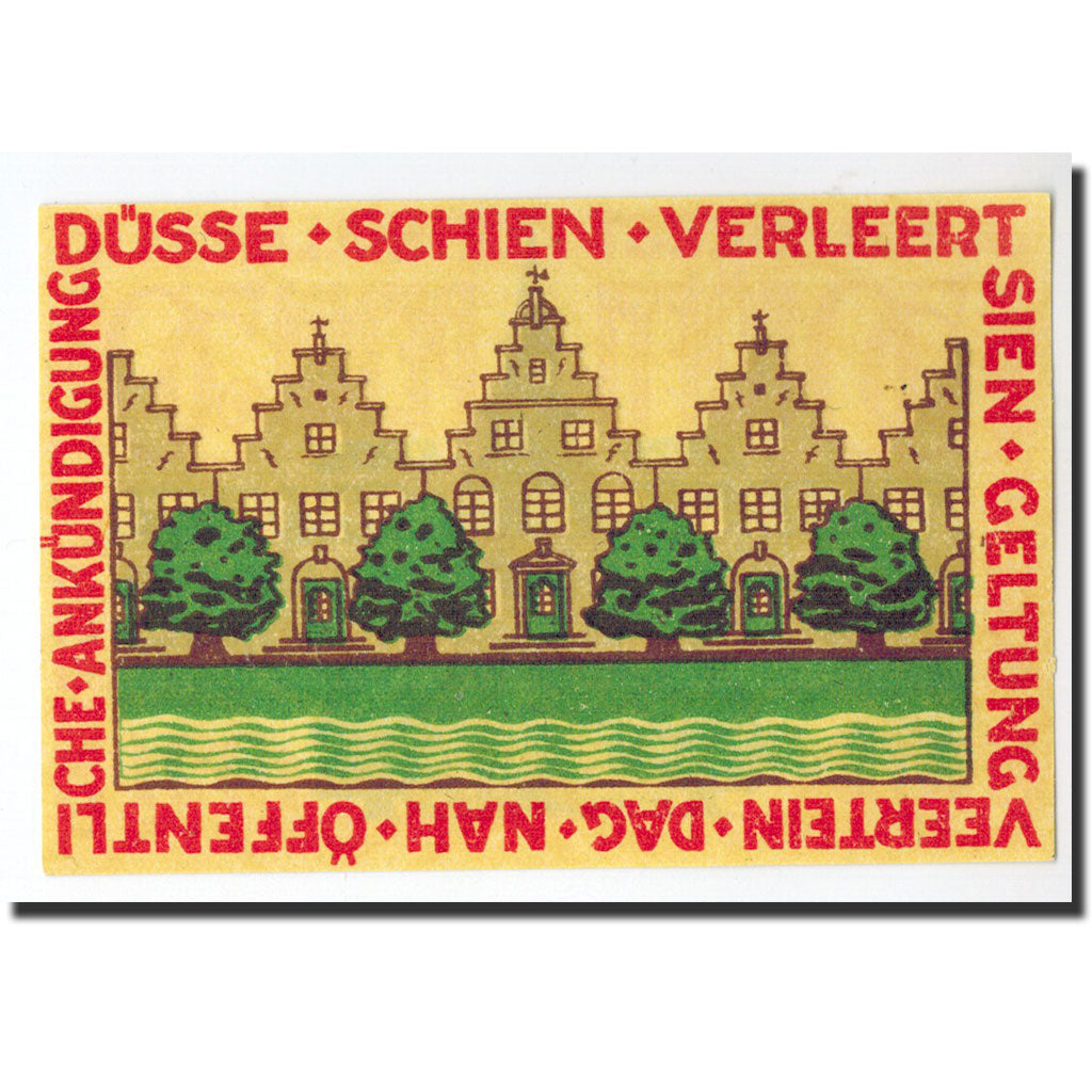 Banconote, Germania, Friedrichstadt Stadt, 50 Pfennig, Maison, 1921, 1921-08-27
