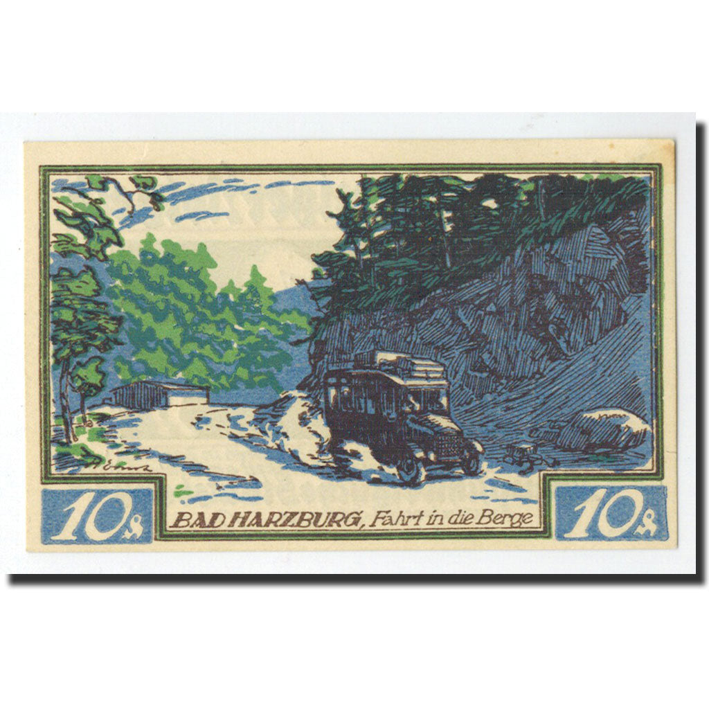Geldschein, Deutschland, Braunschweig, 10 Pfennig, paysage, 1921, 1921-05-01