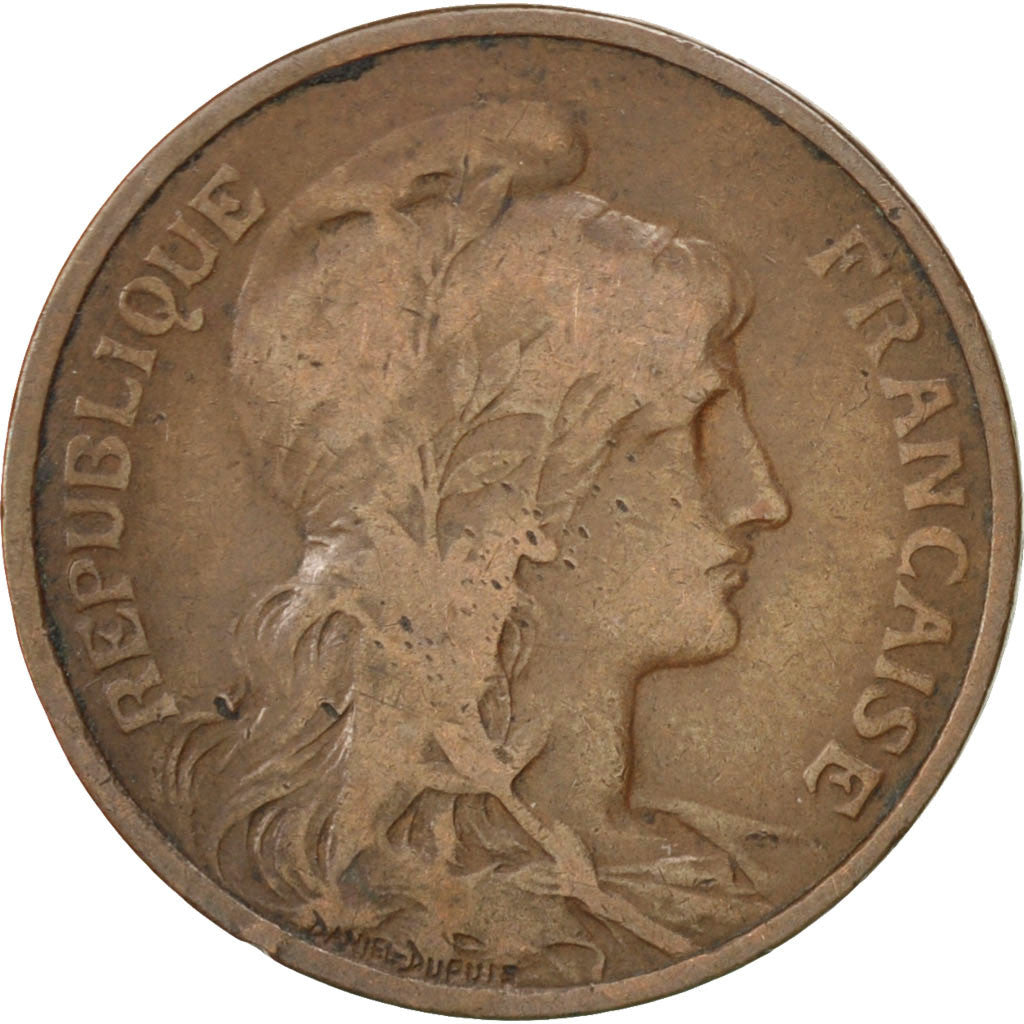 Coin, France, Dupuis, 5 Centimes, 1912, Paris, VF(20-25), Bronze, KM:842