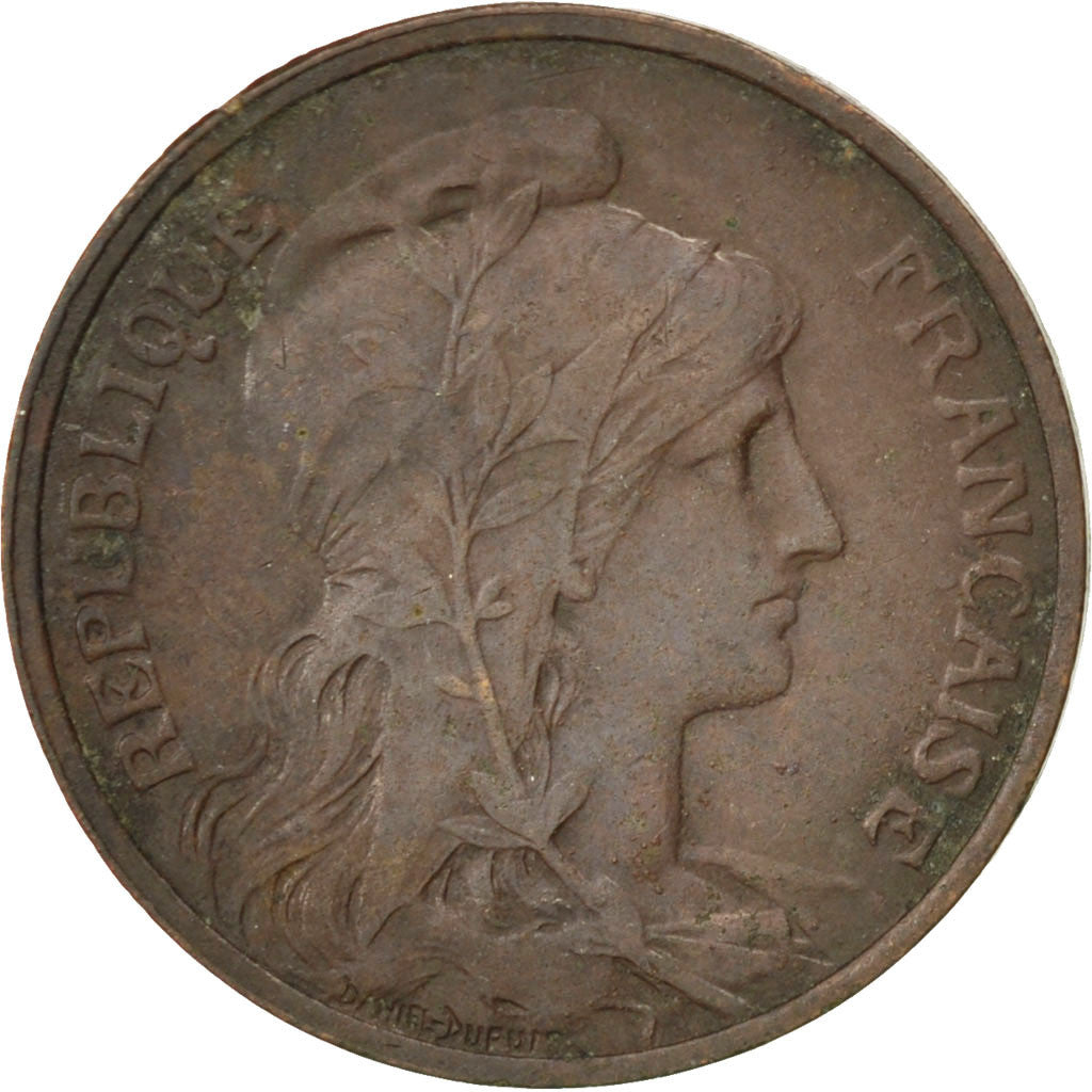 Coin, France, Dupuis, 5 Centimes, 1913, Paris, VF(30-35), Bronze, KM:842