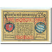 Billet, Allemagne, Miesbach, 25 Pfennig, Monument, 1921, 1921-04-06, NEUF