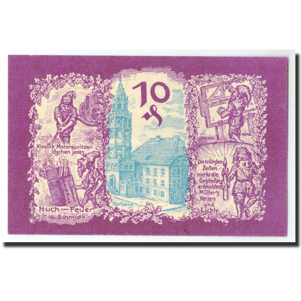 Billet, Allemagne, Patschkau, 10 Pfennig, lutin, 1921, Undated, NEUF
