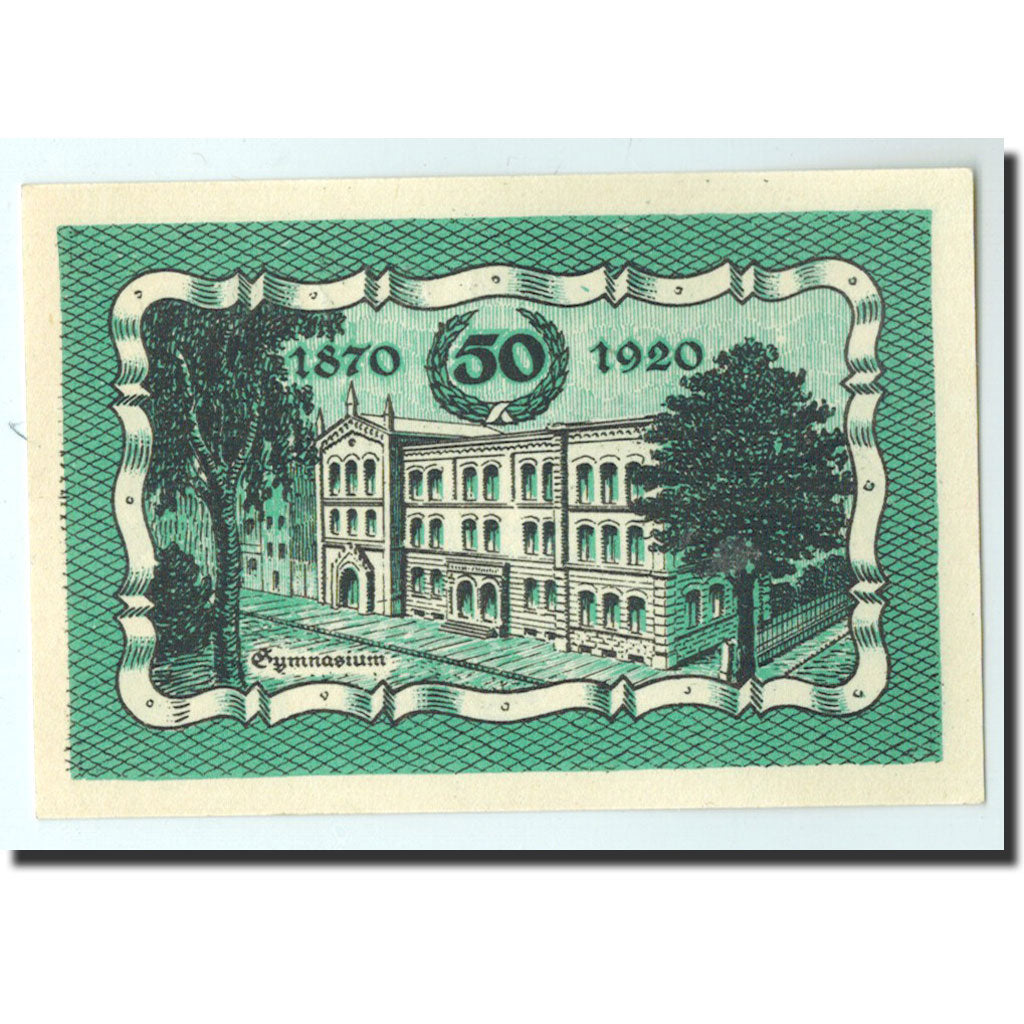 Biljet, Duitsland, Patschkau, 50 Pfennig, château, 1921, Undated, NIEUW