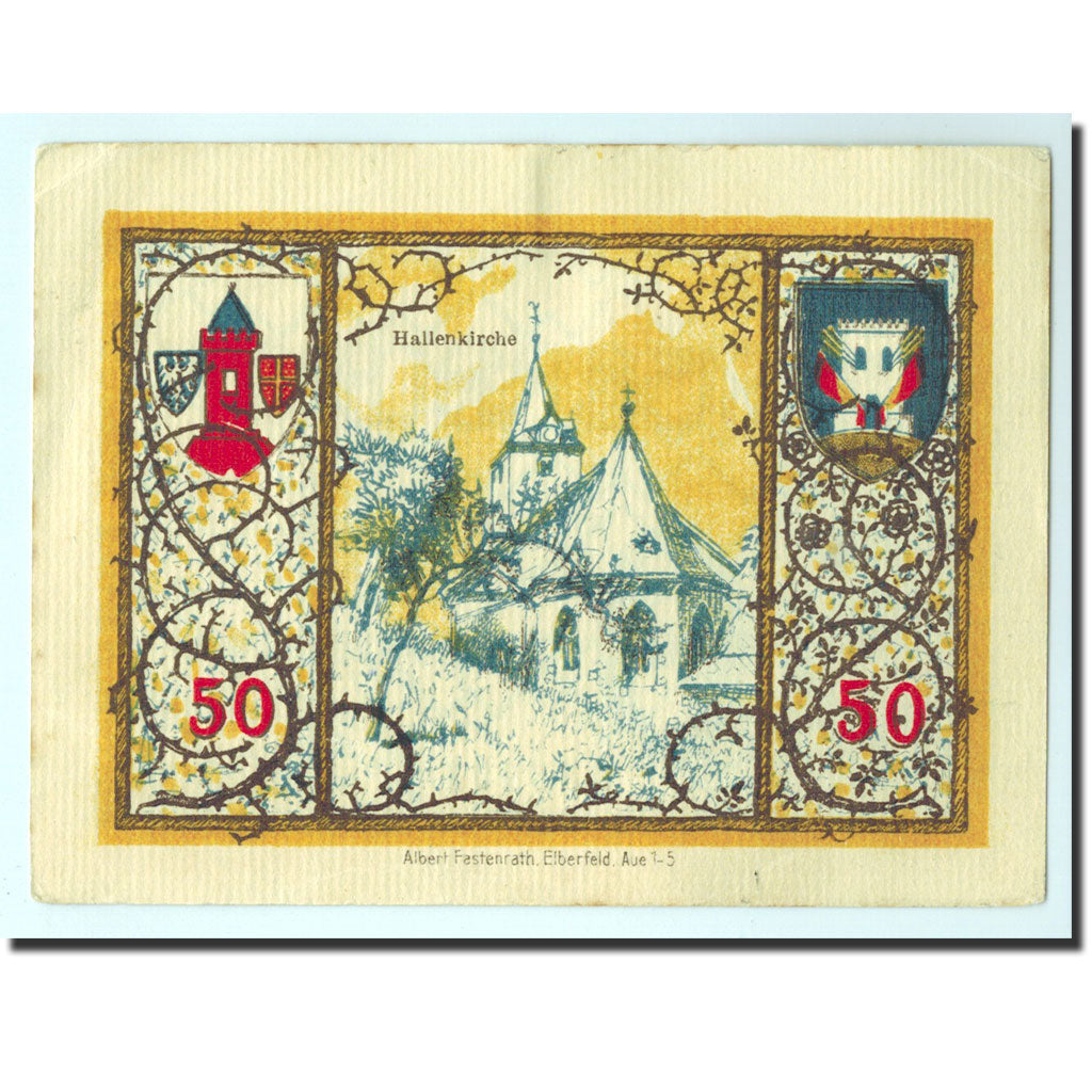Biljet, Duitsland, Westerburg, 50 Pfennig, paysage 2, 1920, 1920-12-01, NIEUW