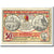 Billet, Allemagne, Kranichfeld, 50 Pfennig, Maison, 1921, 1921-02-22, TTB