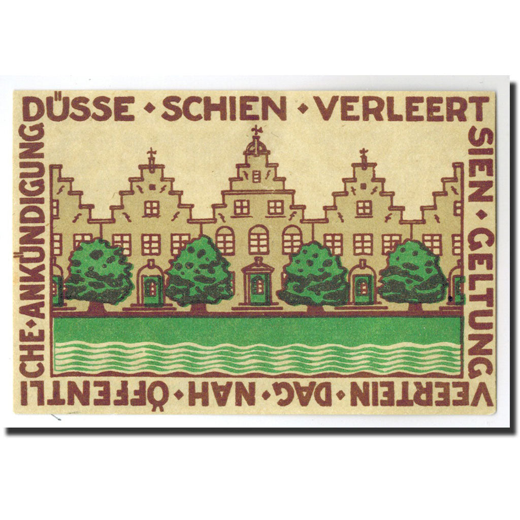 Billet, Allemagne, Friedrichstadt Stadt, 25 Pfennig, Maison, 1921, 1921-08-27
