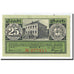 Billet, Allemagne, Goch, 25 Pfennig, Monument, 1921, 1921-06-01, NEUF