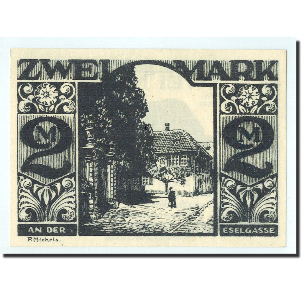 Billet, Allemagne, Paderborn, 1 Mark, rue, 1921, 1921-11-10, NEUF, Mehl:1043.6