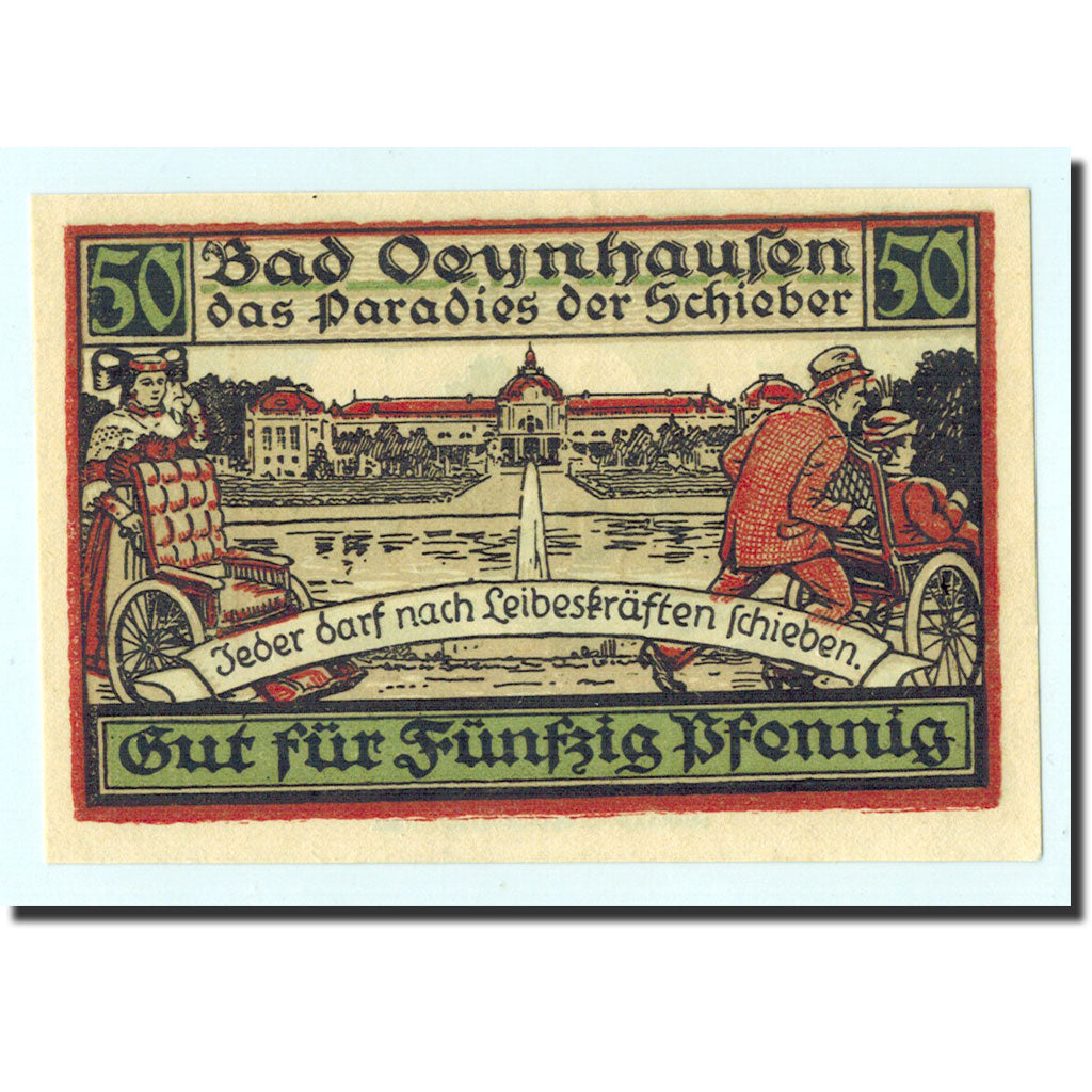 Billet, Allemagne, Oeyhausen, 50 Pfennig, Monument, O.D, Undated, NEUF
