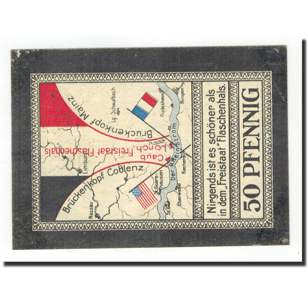 Billet, Allemagne, Lorch, 50 Pfennig, carte, 1921, 1921-06-15, NEUF, Mehl:815.3