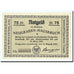 Billet, Allemagne, Neugraben Hausbruch, 75 Pfennig, personnage, 1921