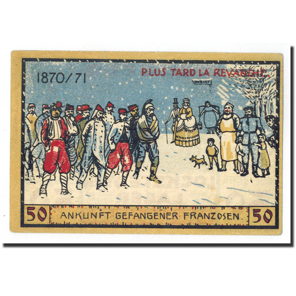 Billet, Allemagne, Lockstedter, 50 Pfennig, personnage, 1921, 1921-08-01, NEUF