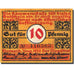 Billet, Allemagne, Detmold, 10 Pfennig, château, 1920, Undated, SPL, Mehl:268.1