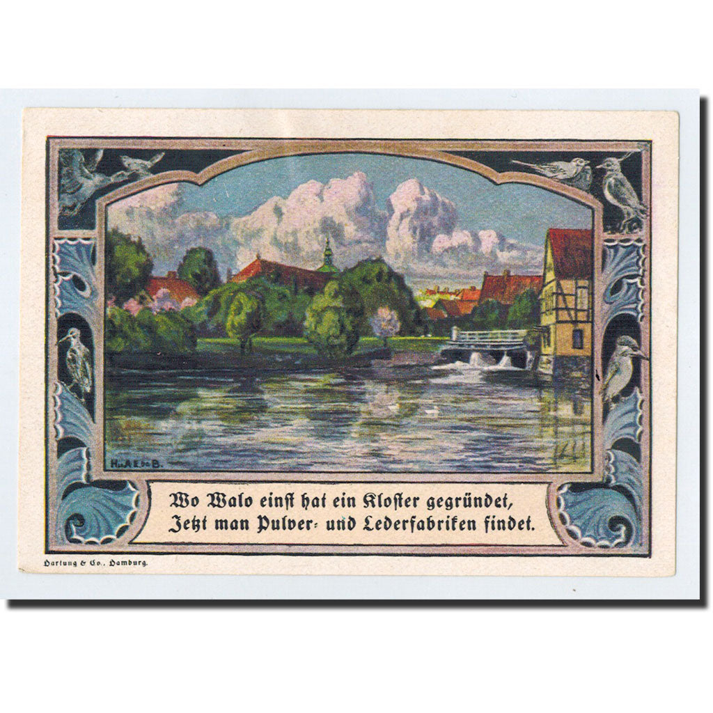 Biljet, Duitsland, Walsrode, 1 Mark, paysage 2, O.D, Undated, SPL, Mehl:1372.1
