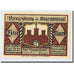 Biljet, Duitsland, Kreuzburg, 1 Mark, Maison, 1921, 1921-10-18, NIEUW