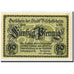 Billet, Allemagne, Bischofsheim v. Rhon Stadt, 50 Pfennig, personnage, O.D