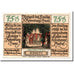 Billet, Allemagne, Rotenburg i Hann, 75 Pfennig, métier, 1921, 1921-01-01, SPL