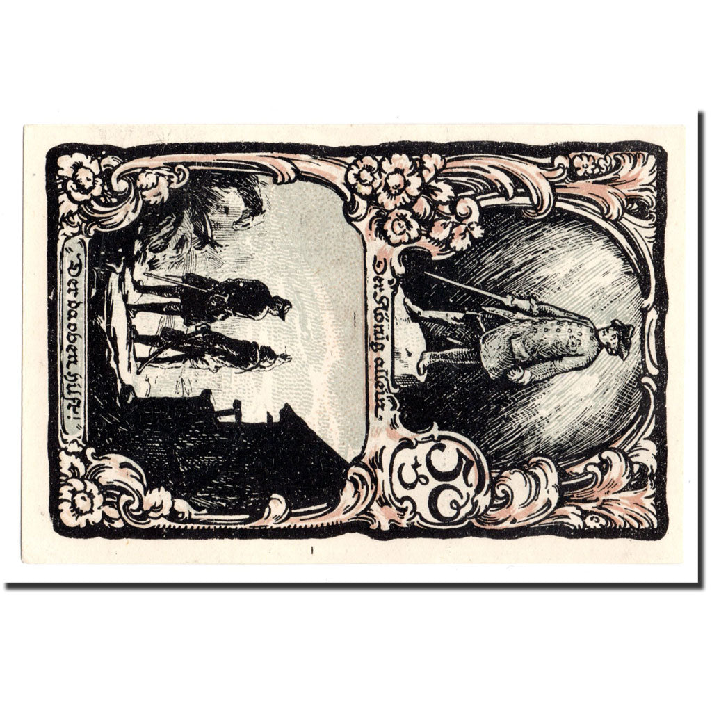 Billet, Allemagne, Friedrichsburnn, 50 Pfennig, personnage 1, 1921, 1921-10-15