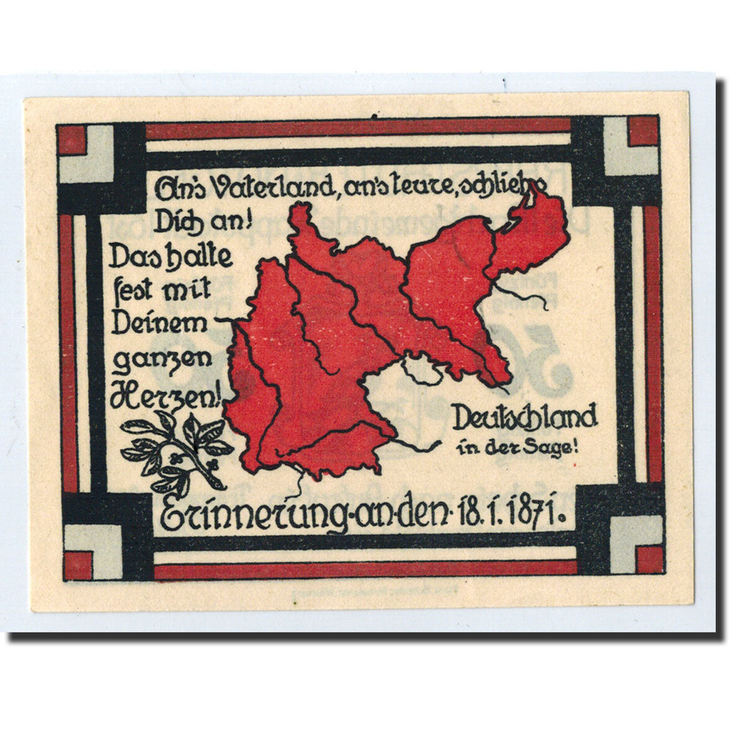 Billet, Allemagne, Trappstadt, 50 Pfennig, carte, 1921, 1921-01-18, NEUF