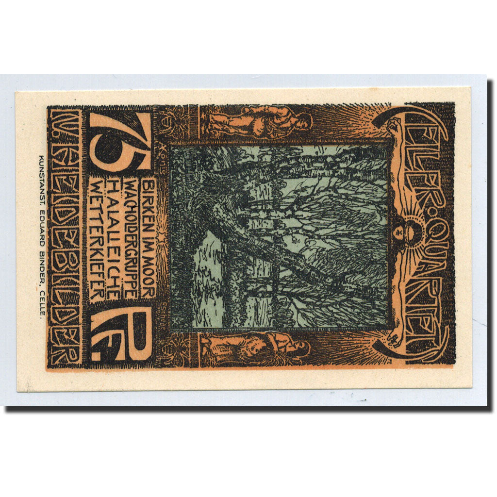 Biljet, Duitsland, Celle, 75 Pfennig, paysage, O.D, Undated, NIEUW, Mehl:226.4a