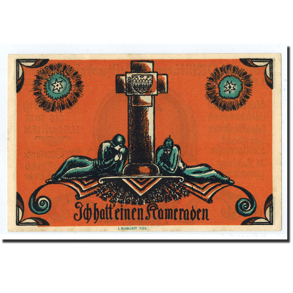 Banconote, Germania, Heiligenhafen, 1 Mark, personnage, 1922, 1922-03-01, FDS