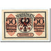 Banknote, Germany, Nordlingen, 50 Pfennig, Monument, 1918, 1918-10-02, AU(50-53)
