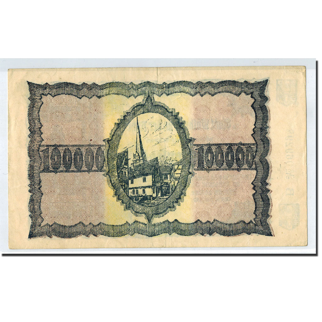Banknote, Germany, Mülheim, 100 000 Mark, village, 1923, 1923-07-14, AU(55-58)