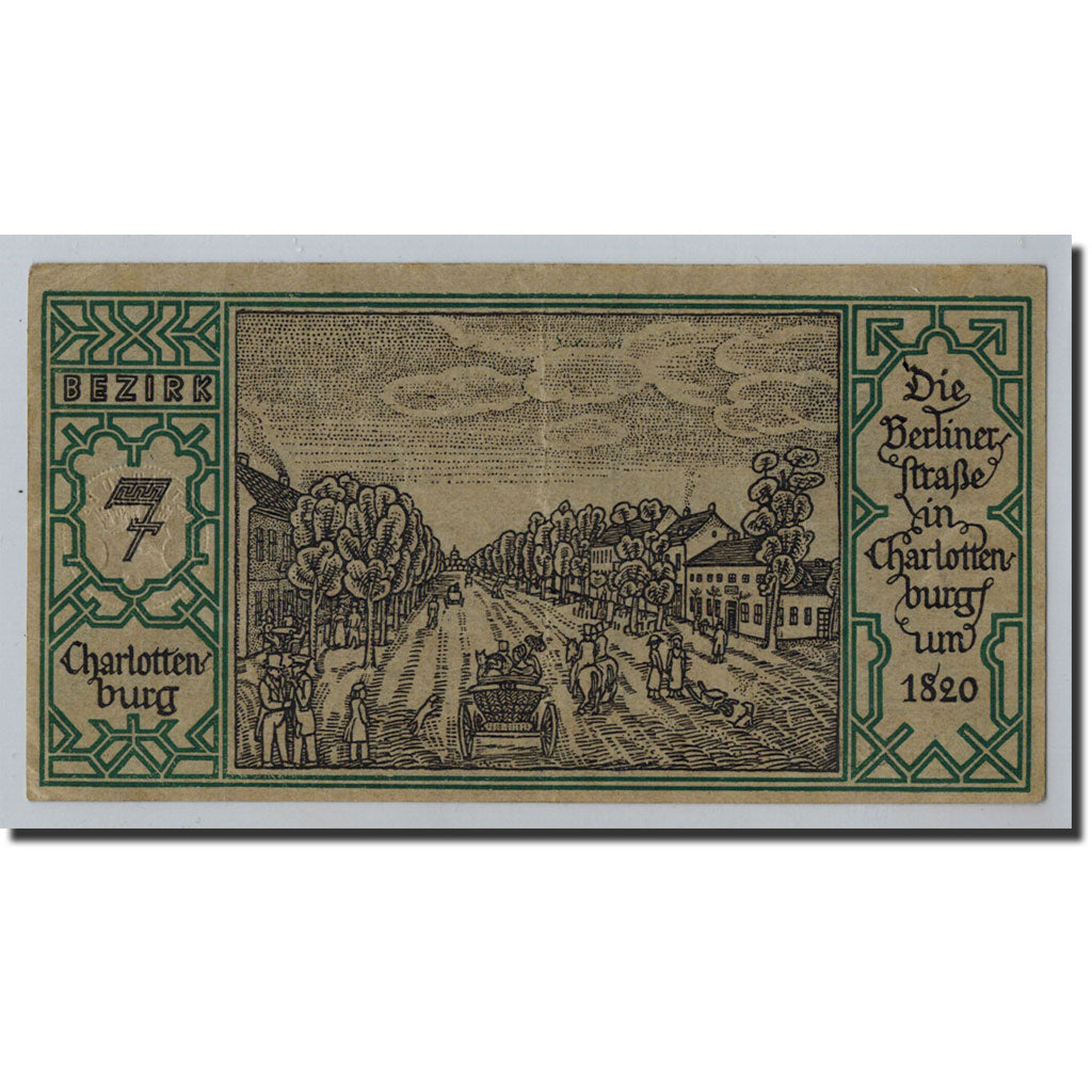 Banknote, Germany, Berlin Stadt, 50 Pfennig, paysage 7, 1921, 1921-09-09