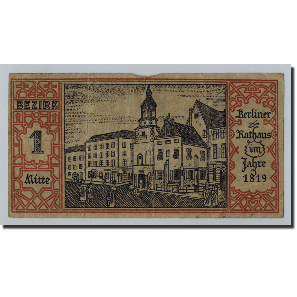 Banknote, Germany, Berlin Stadt, 50 Pfennig, paysage 1, 1921, 1921-09-09