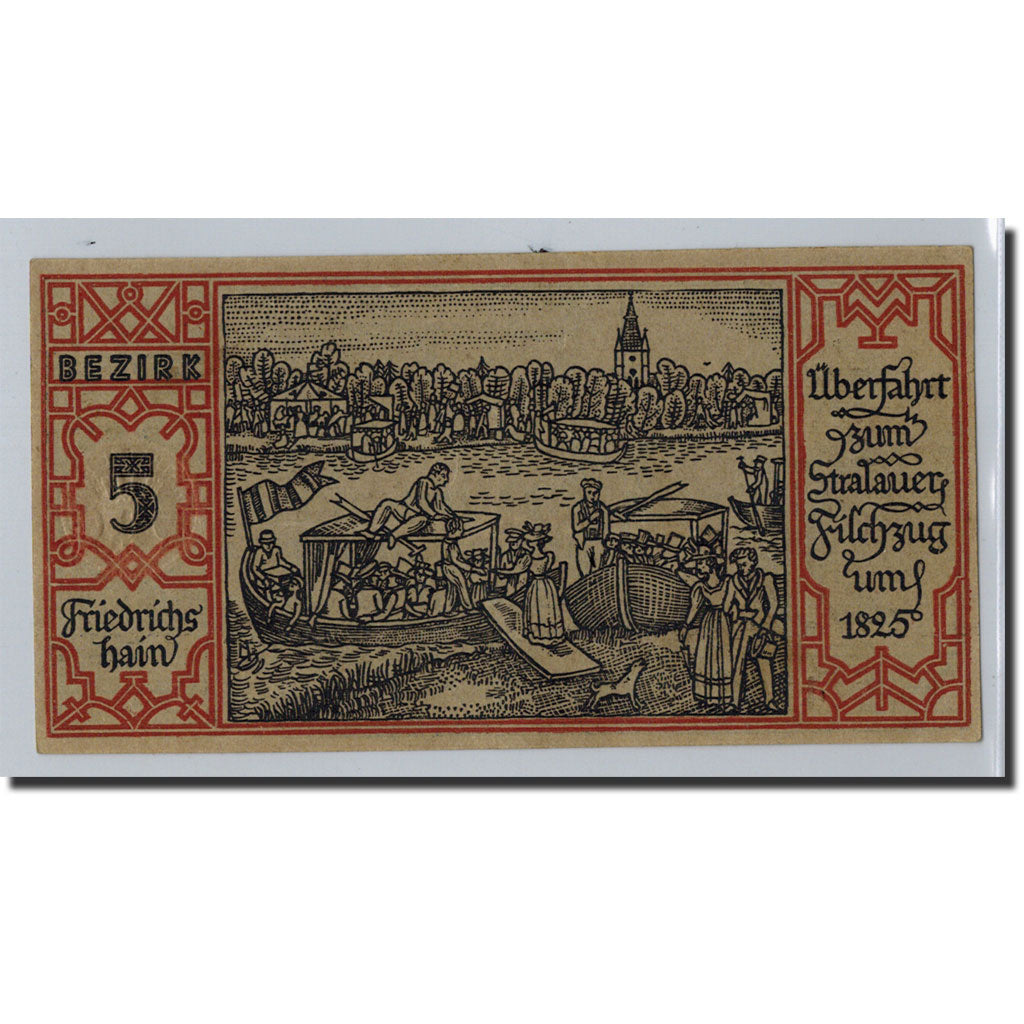 Billet, Allemagne, Berlin Stadt, 50 Pfennig, port 5, 1921, 1921-09-09, SPL