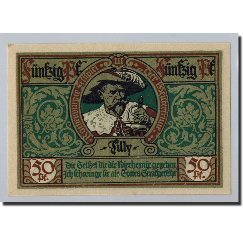 Banknote, Germany, Rothenburg o.T. Stadt, 50 Pfennig, portrait 2, 1921