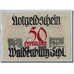 Banknote, Germany, Waldenburg, 50 Pfennig, personnage, 1920, 1920-09-29