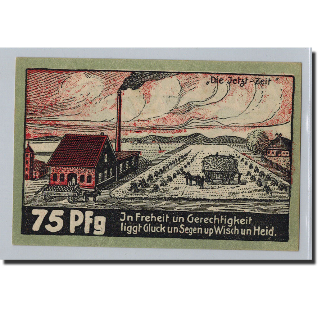 Banknote, Germany, Appeln, 75 Pfennig, paysage, 1921, 1921-11-15, UNC(65-70)