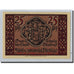 Banknote, Germany, Ohrdruf Stadt, 25 Pfennig, château, 1921, 1921-03-01