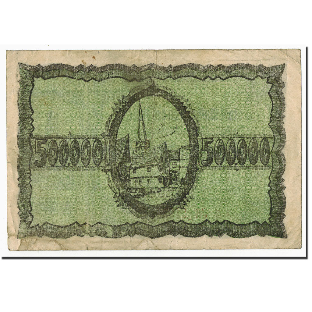 Banconote, Germania, Mülheim ad Ruhr, 500 000 Mark, village, 1923, 1923-08-03