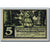 Biljet, Duitsland, Benneckenstein, 5 Pfennig, personnage, 1921, Undated, SUP