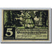 Banknote, Germany, Benneckenstein, 5 Pfennig, personnage, 1921, Undated