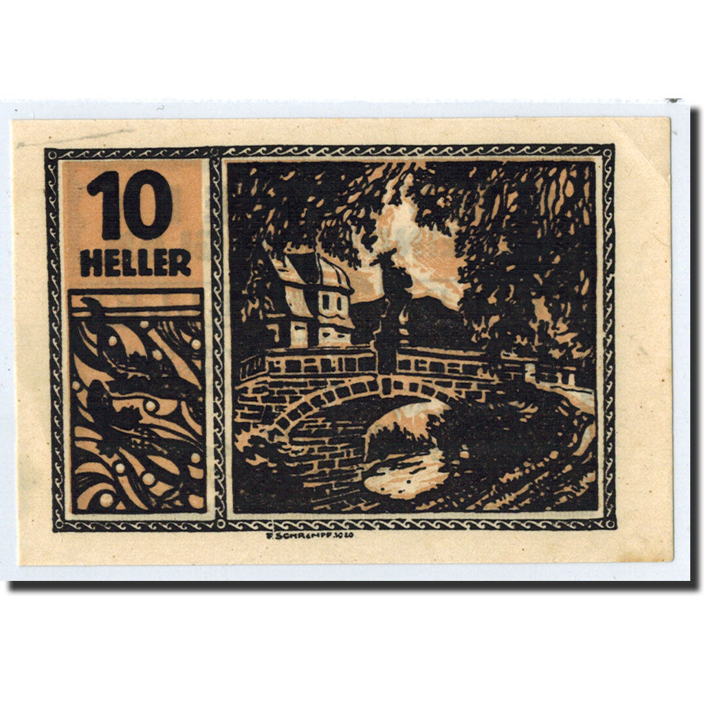 Geldschein, Österreich, Maxglan, 10 Heller, pont, 1920, 1920-11-01, UNZ