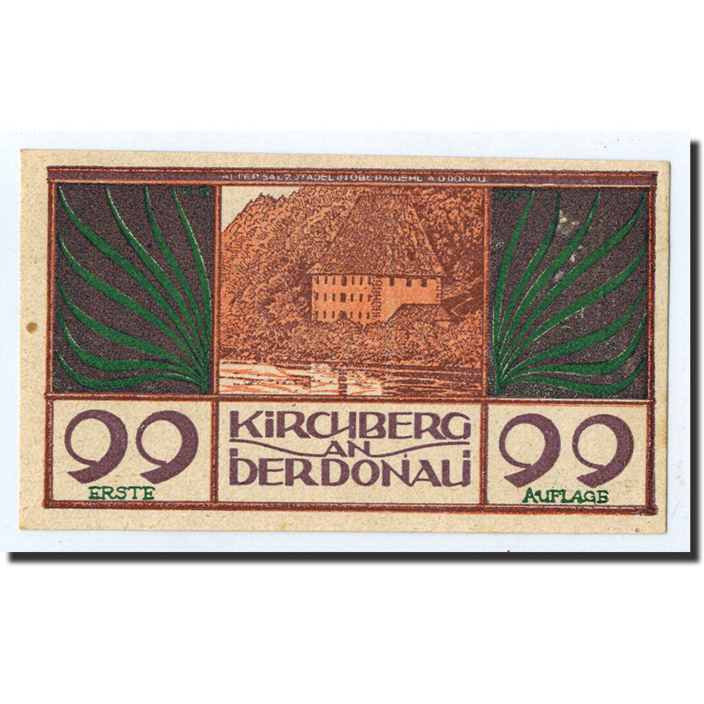 Geldschein, Österreich, Kirchberg, Heller, Batiment, Undated, Undated, UNZ-
