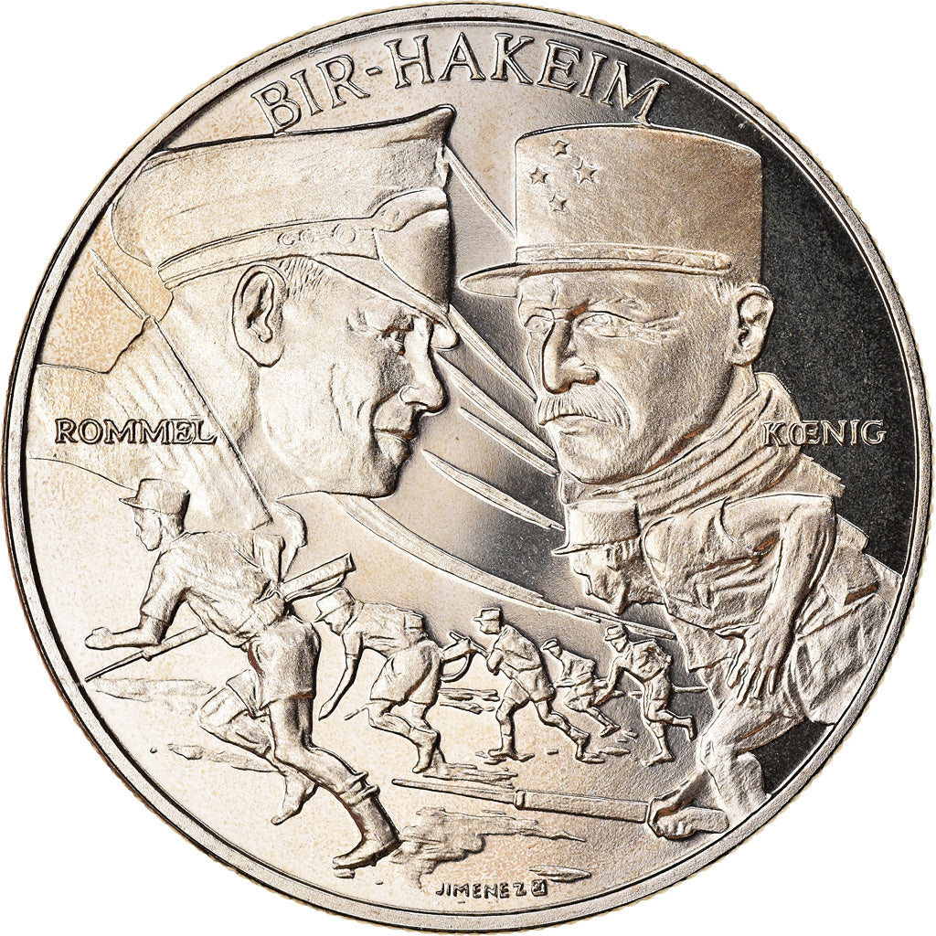 Francia, medalla, Seconde Guerre Mondiale, Bir-Hakeim, Politics, Society, War