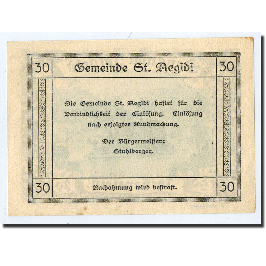 Geldschein, Österreich, Sankt Martin, Heller, village, Undated, Undated, UNZ-