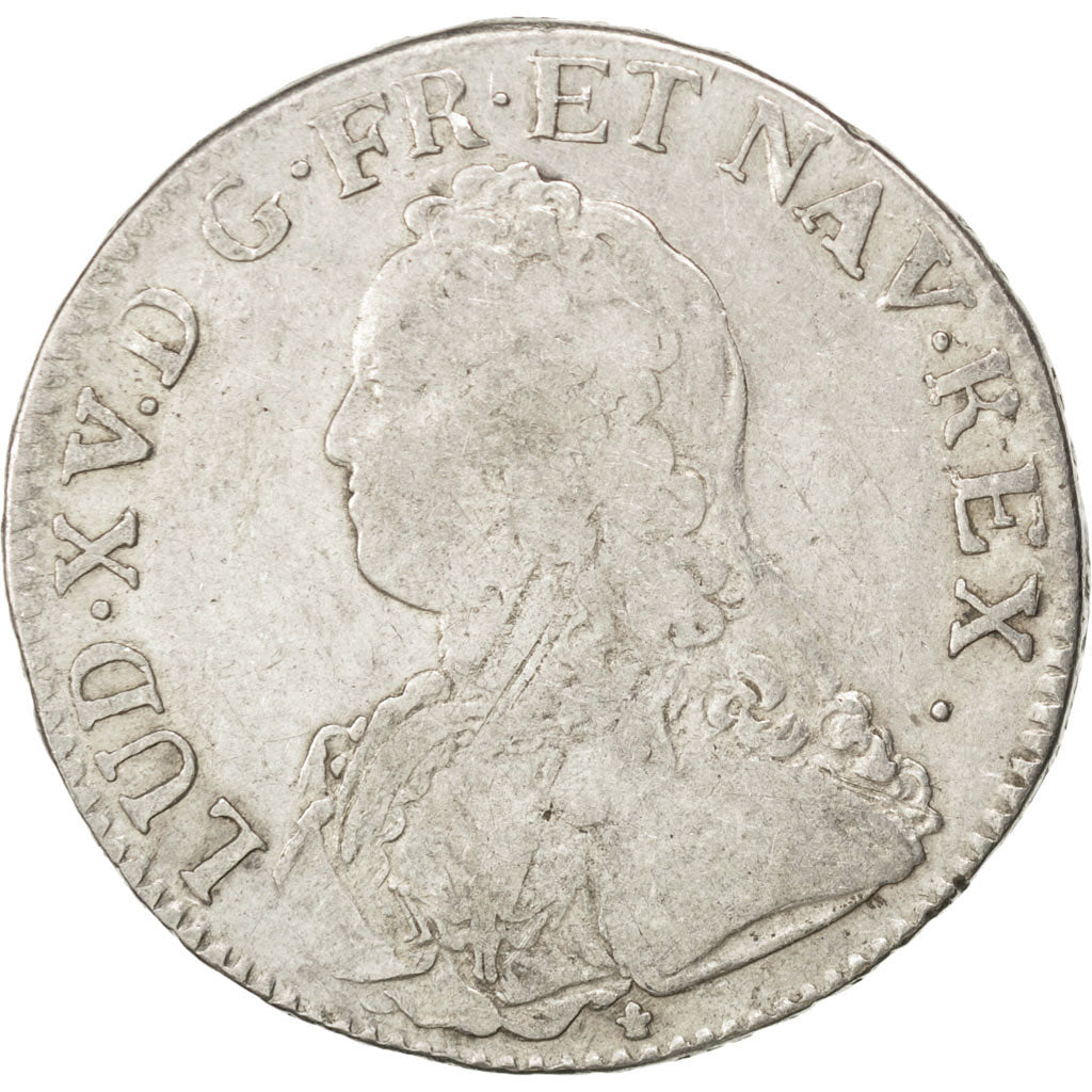 Moneta, Francia, Louis XV, Écu aux branches d'olivier, Ecu, 1726, Bordeaux, MB