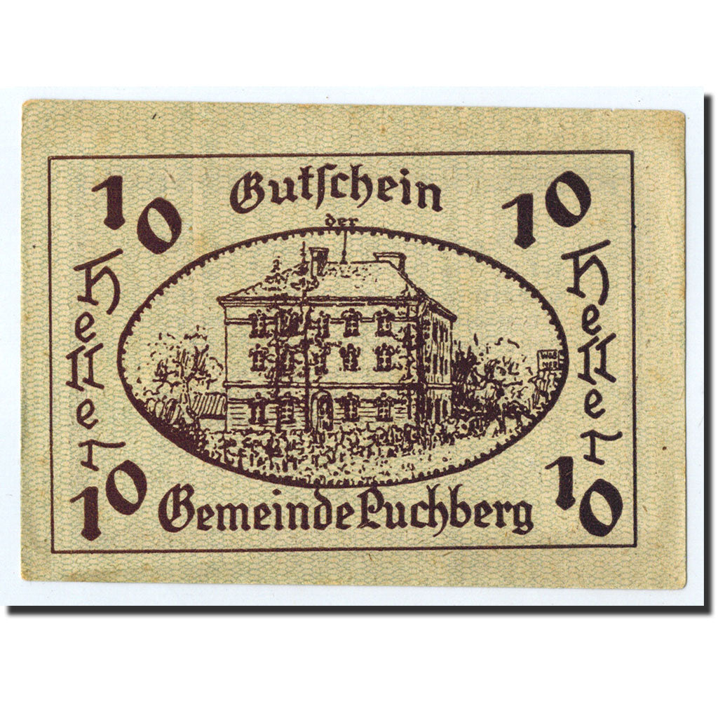 Geldschein, Österreich, Puchberg, 10 Heller, manoir, 1921, 1920-12-31, UNZ-
