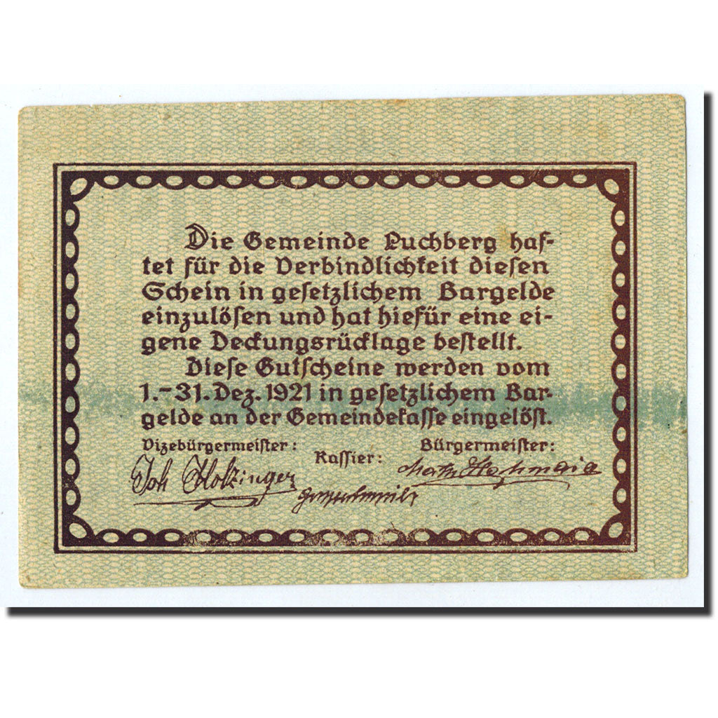 Geldschein, Österreich, Puchberg, 10 Heller, manoir, 1921, 1920-12-31, UNZ-