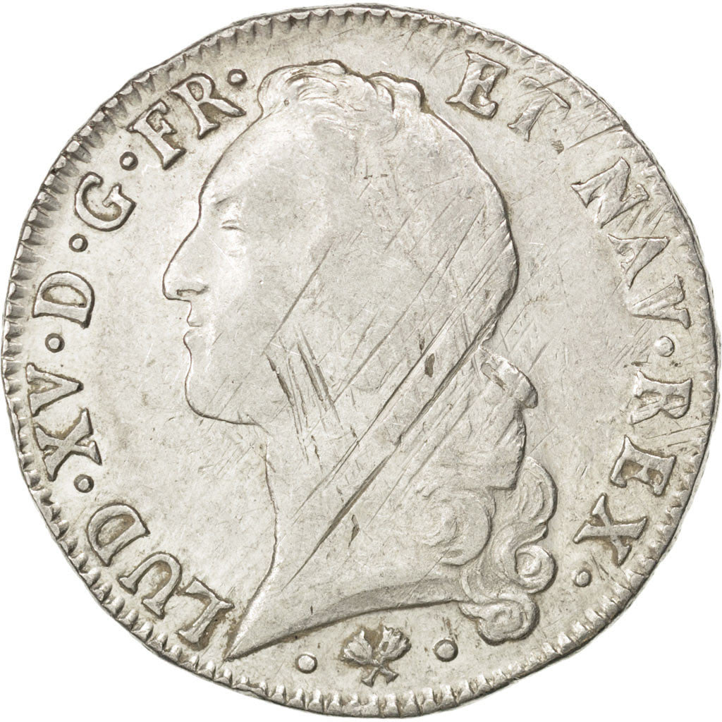 Munten, Frankrijk, Louis XV, Écu au bandeau, Ecu, 1767, Bayonne, FR+, Zilver